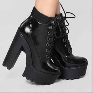 Lace Up Booties